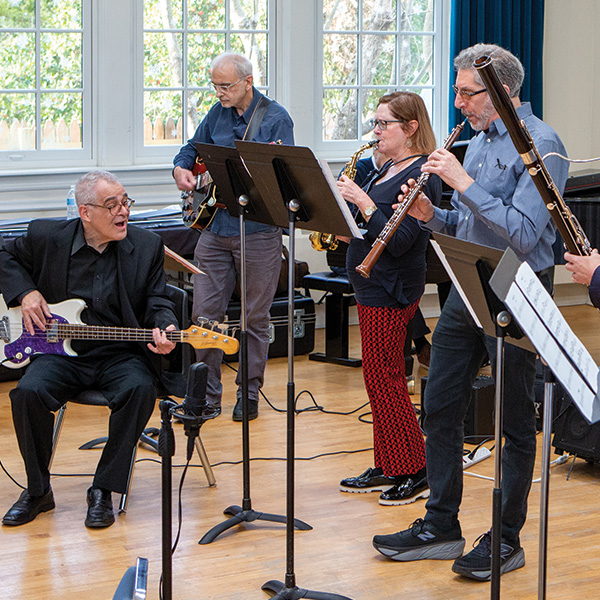 Adult jazz group