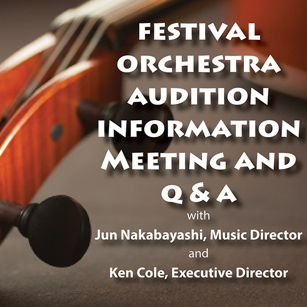 Festival Orchestra Information Meeting