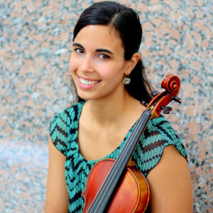 Violinist Melanie Riordan