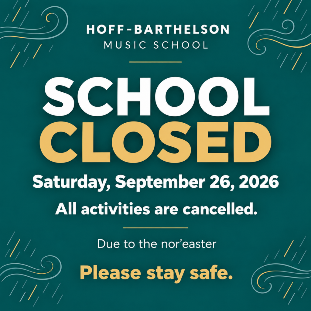 School Closed due to Nor'Easter on September 26, 2026