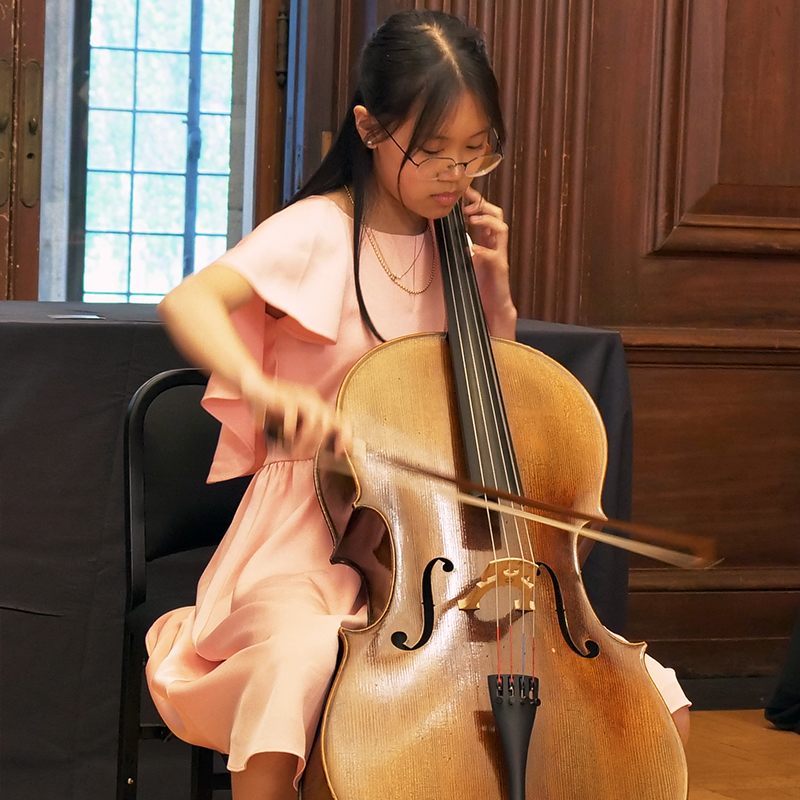 Girl playing the cello