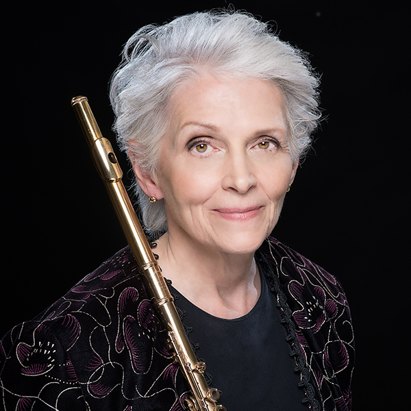 Susan Deaver with flute